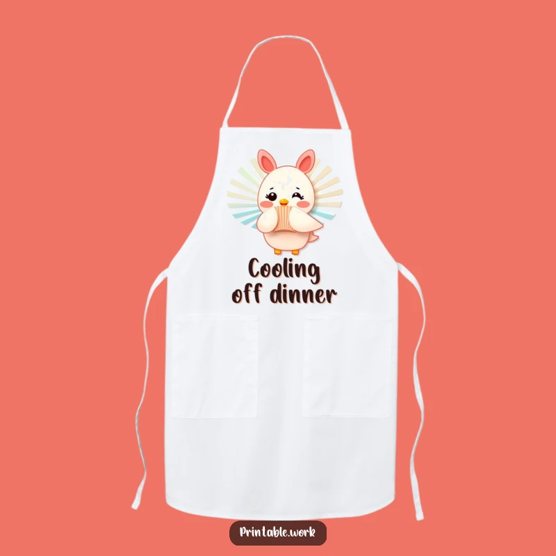 Funny Fan Apron: Cheer Through Cooking, Hilarious Kitchen Gift