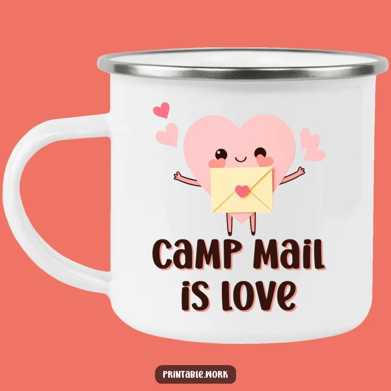 Funny Hugging Heart Camping Mug: Enjoy Adventures with this Durable and Sweet Star Mug