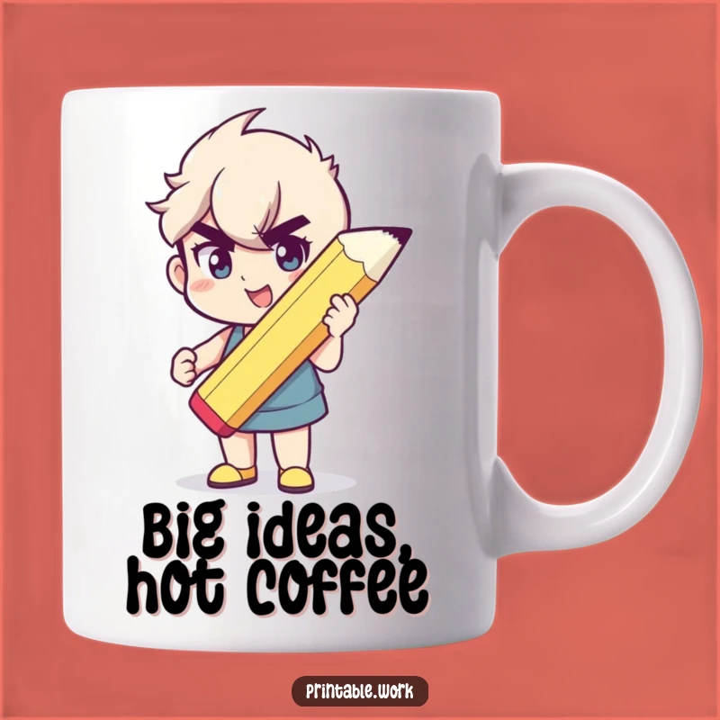 Funny Giant Pencil Mug: A Hilarious Gift for Writers and Artists