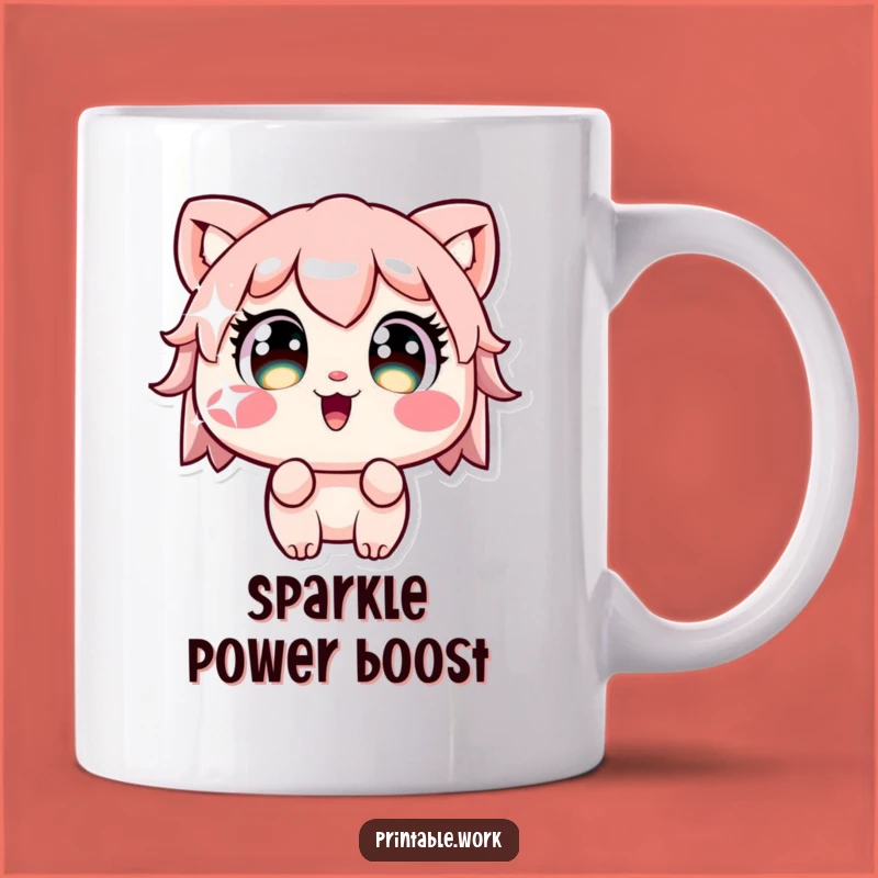 Funny Kawaii Sticker Lover Mug - Perfect Funny Gift for Collectors!