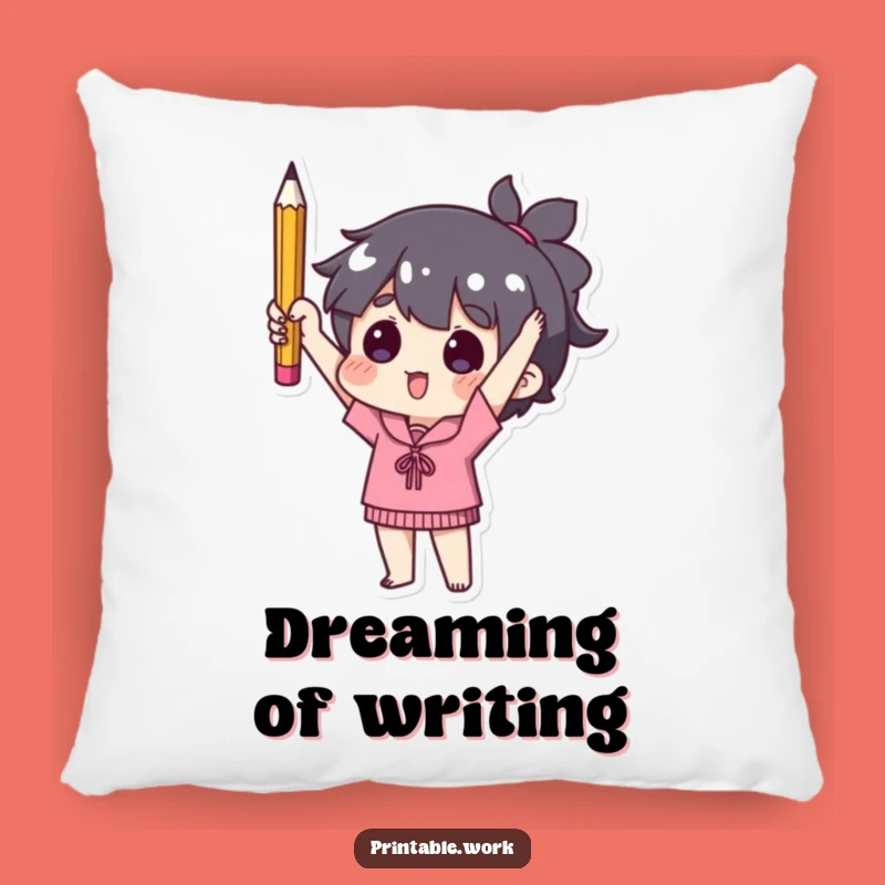 Funny Used Pencil Pillow - Comfy Cushion for Minimalist Humor