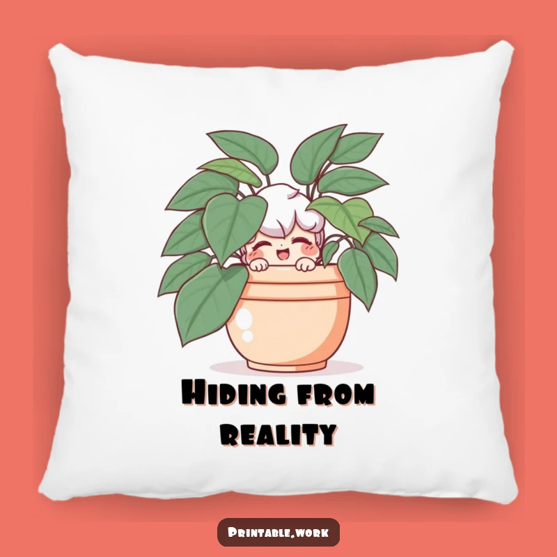 Funny Hide-and-Seek Pillow: Playful Character for Cozy Funny Gift