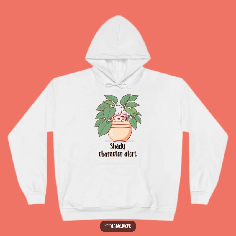 Funny Cozy Hider Hoodie: Playful Character for Warm & Funny Gift