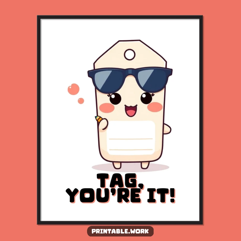 Funny Free Printable Wall Art: Paper Tag Sighs with Pencil Inspiration