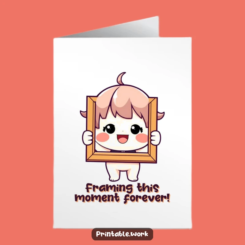 Free Printable Birthday Card: Happy Picture Character Downloadable Gift