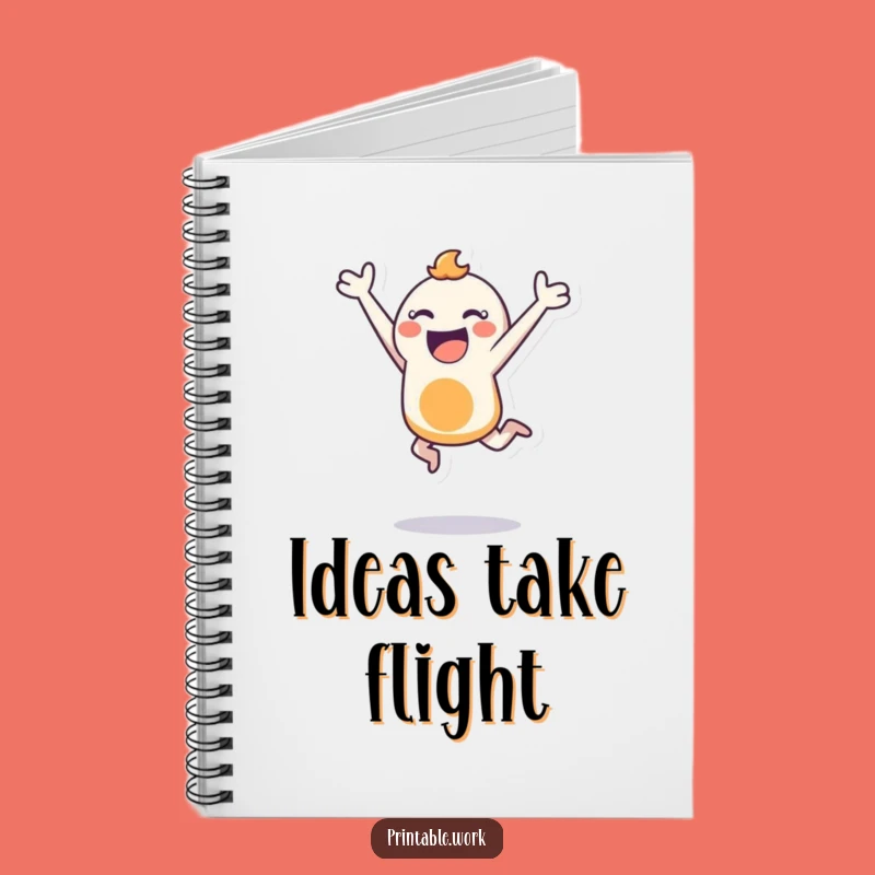 Funny Bouncing Stencil Notebook: Capture Ideas with Dynamic Creativity