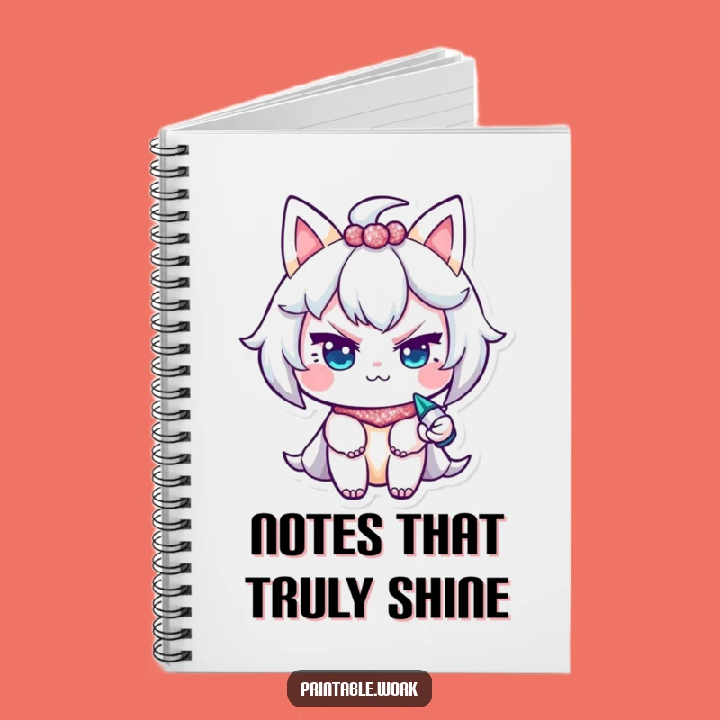 Funny Glitter Wink Notebook: Mischievous Character Journal, Perfect Funny Gift for Ideas