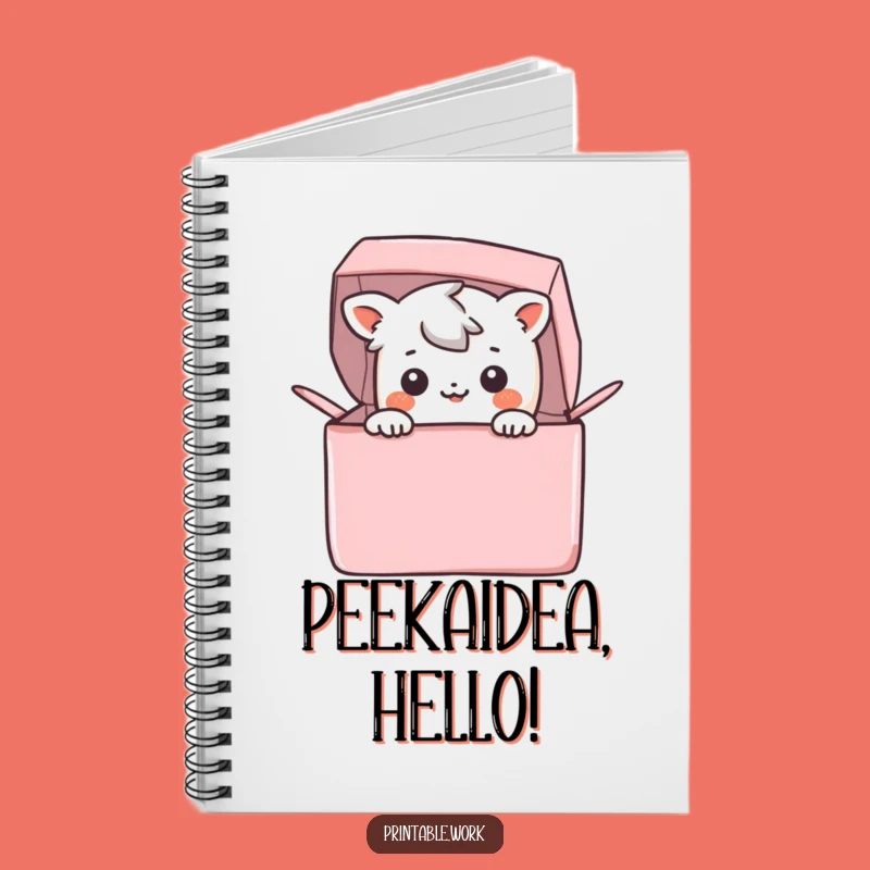 Funny Kawaii Notebook: Surprise Character Journal, Jot Down Ideas Funny Gift!