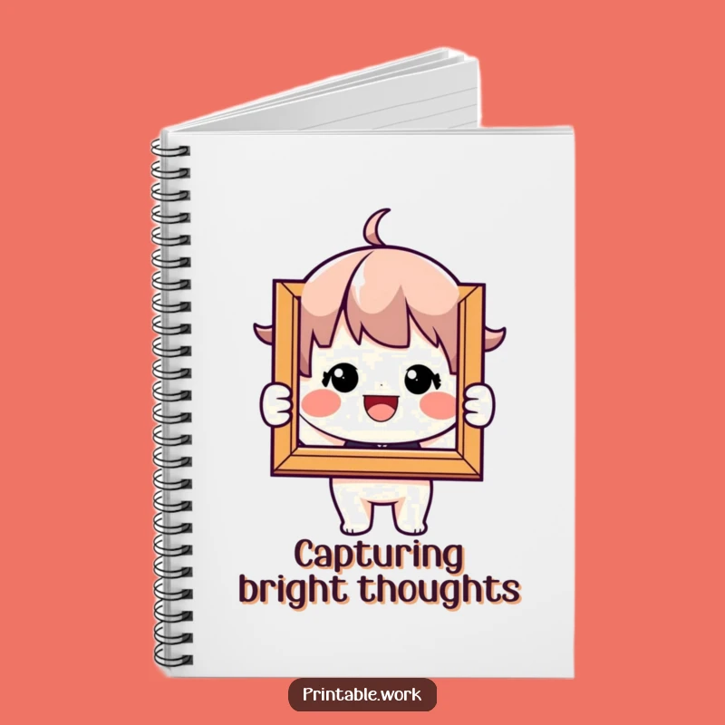 Funny Picture Frame Notebook - Journal Your Happy Moments