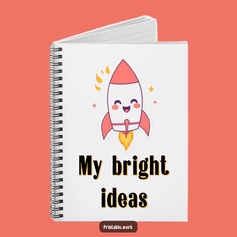 Funny Rocket Notebook: Chart Your Missions, Perfect Humorous Gift