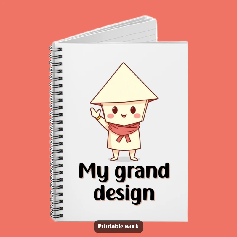 Funny Paper Posed Notebook: Dapper Character with Hat, Stylish Journaling, Ideal Funny Gift