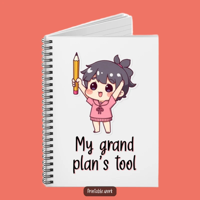 Funny Used Pencil Notebook - Jot Down Ideas with Minimalist Charm