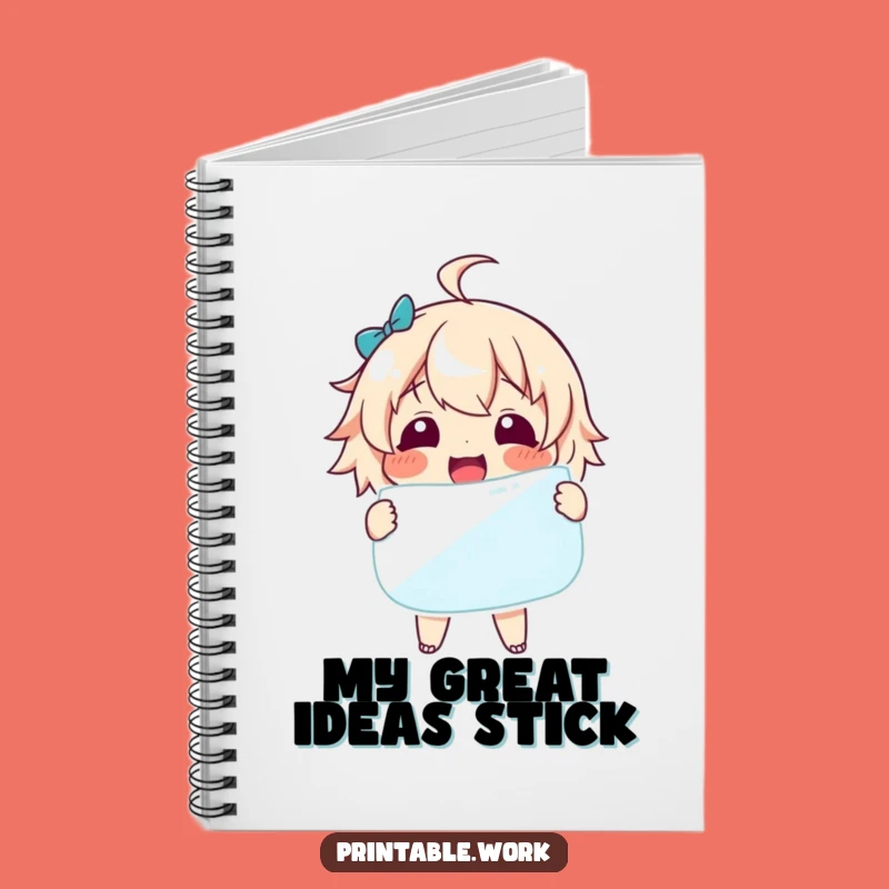 Funny Sticker Diary Notebook: Delightful Character for Jotting Down Ideas