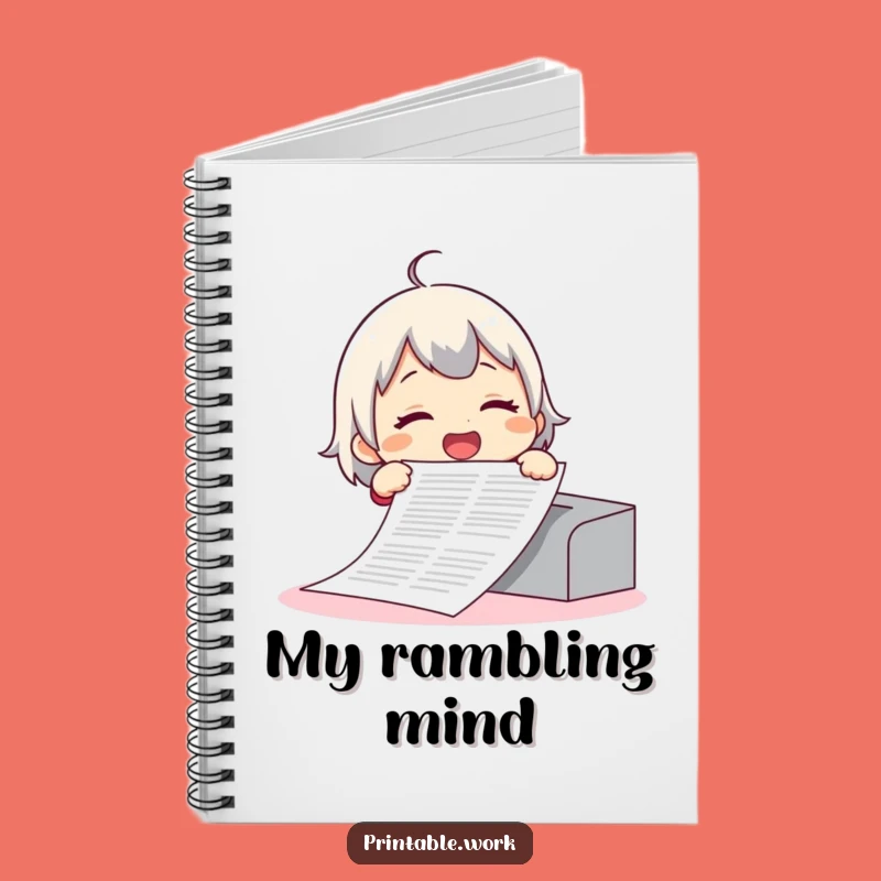 Funny Giggling Notebook: Printing Absurdly Long Documents, Your New Favorite Funny Gift!