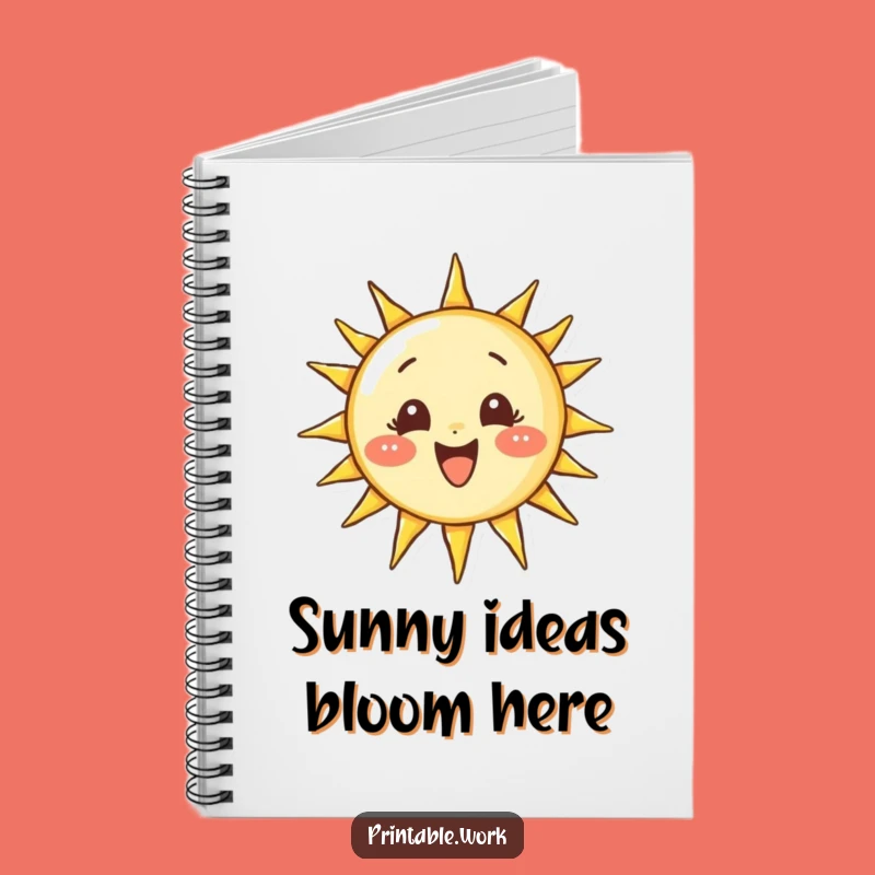 Funny Sun-Drawing Character Notebook: Capture Brilliant Ideas with Focus