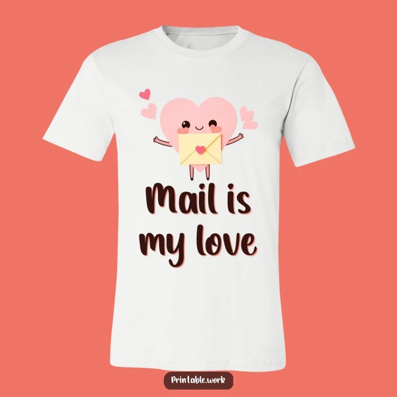 Funny Hugging Heart T-Shirt: Wear Your Affection with this Adorable Character Tee