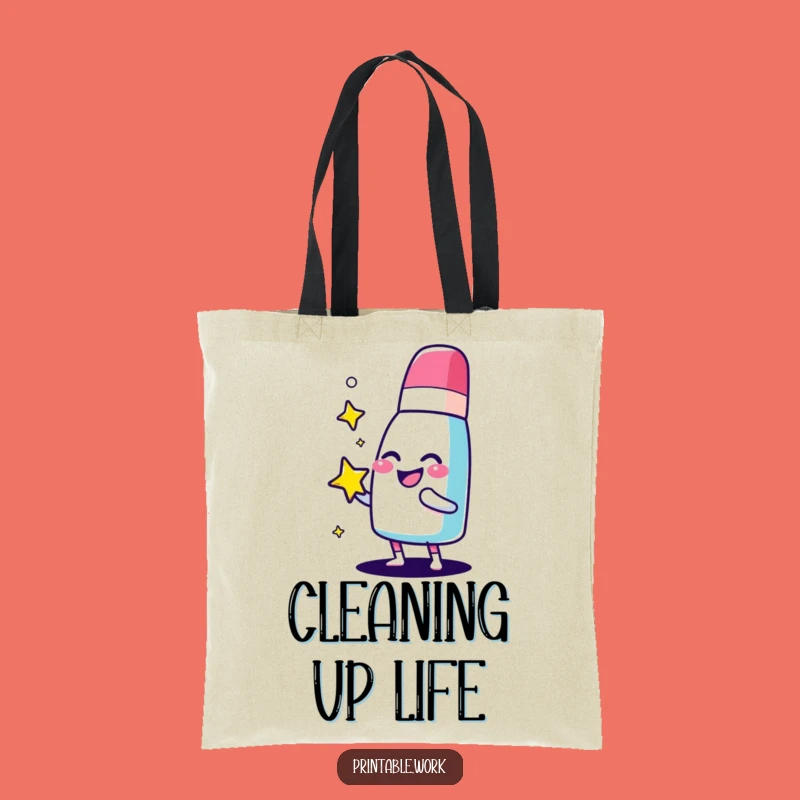 Funny Eraser Character Tote: Polished Star Bag, Ideal Funny Gift for Organizers