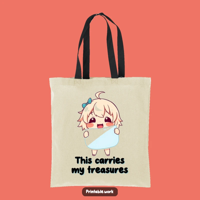 Funny Sticker Lover Tote Bag: Carry Your Joy with Delightful Character